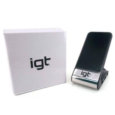 Mobile Phone Holder with card reader and USB Hubs - igt